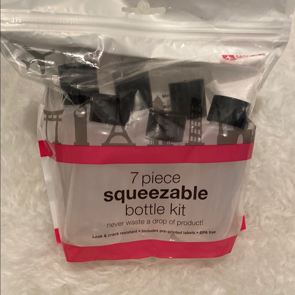 7 Piece Squeezable Bottle Kit new